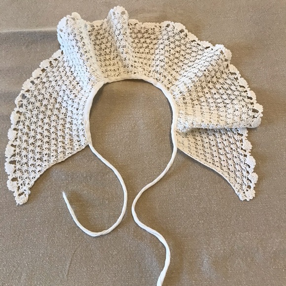 Two Vintage Hand Crochet Cotton Victorian Collars - Picture 10 of 10